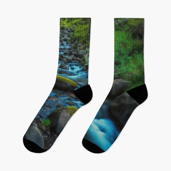 Item preview, Lush, Beautiful Mountain Stream designed and sold by UbeeU-Pixels.