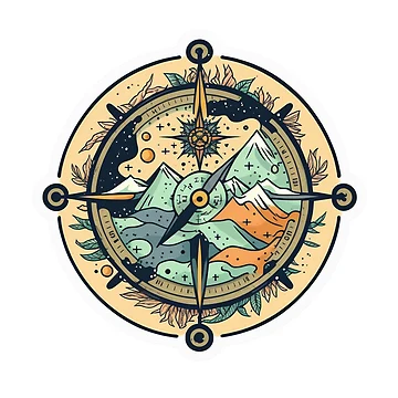 Artwork thumbnail, Compass by pathsofmeaning