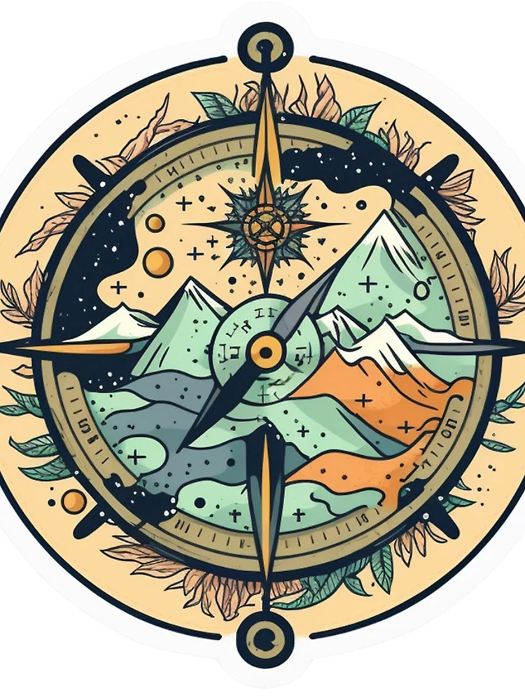 Thumbnail 4 of 4, Samsung Galaxy Phone Case, Compass designed and sold by pathsofmeaning.