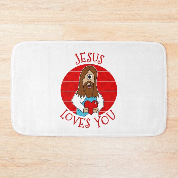 Item preview, Jesus Loves You Christian Church Valentines Day designed and sold by doodlerob.