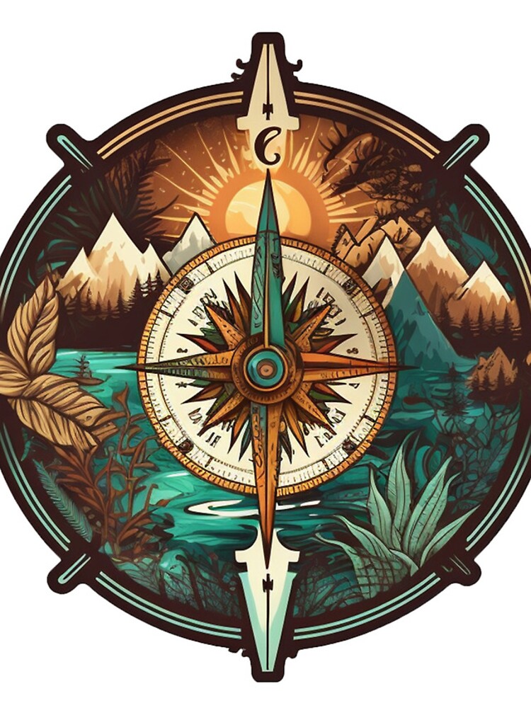 Thumbnail 4 of 4, iPhone Case, Beautiful Compass Design designed and sold by pathsofmeaning.
