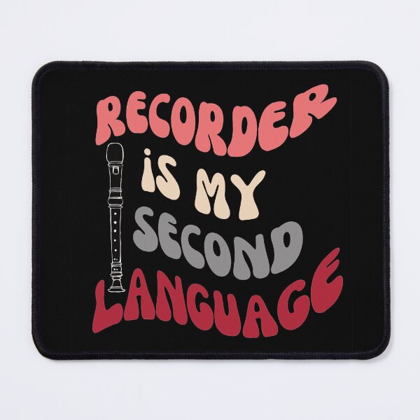 Item preview, Recorder is my second language designed and sold by piesdesignart.