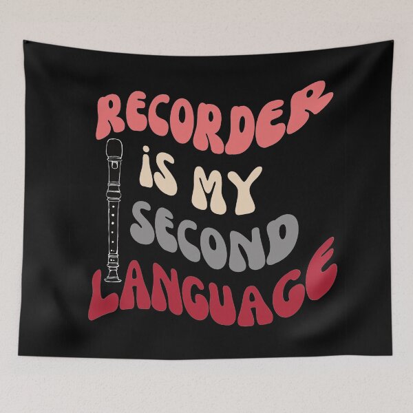 Item preview, Recorder is my second language designed and sold by piesdesignart.