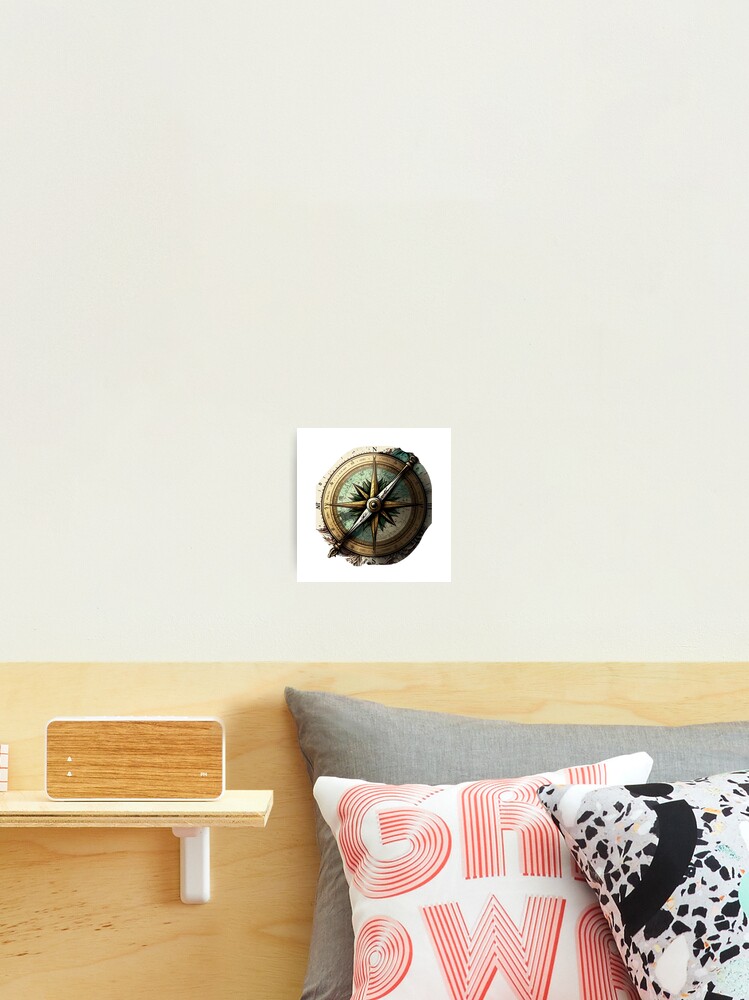 Thumbnail 2 of 3, Photographic Print, Compass designed and sold by pathsofmeaning.