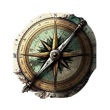 Artwork thumbnail, Compass by pathsofmeaning