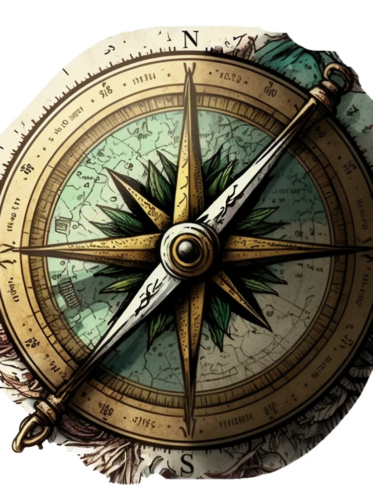 Thumbnail 4 of 4, Samsung Galaxy Phone Case, Compass designed and sold by pathsofmeaning.