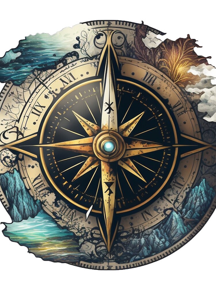 Thumbnail 4 of 4, iPhone Case, Mistic Compass designed and sold by pathsofmeaning.