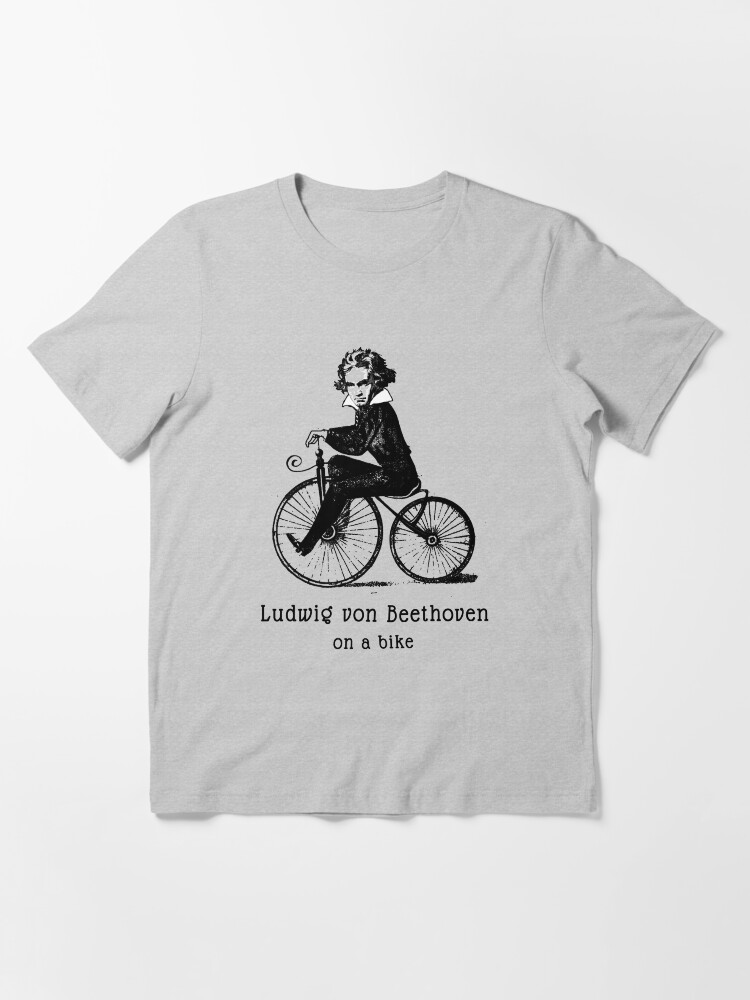Alternate view of Beethoven on a Bicycle Essential T-Shirt