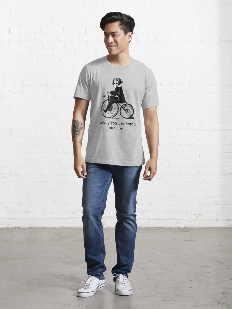 Alternate view of Beethoven on a Bicycle Essential T-Shirt