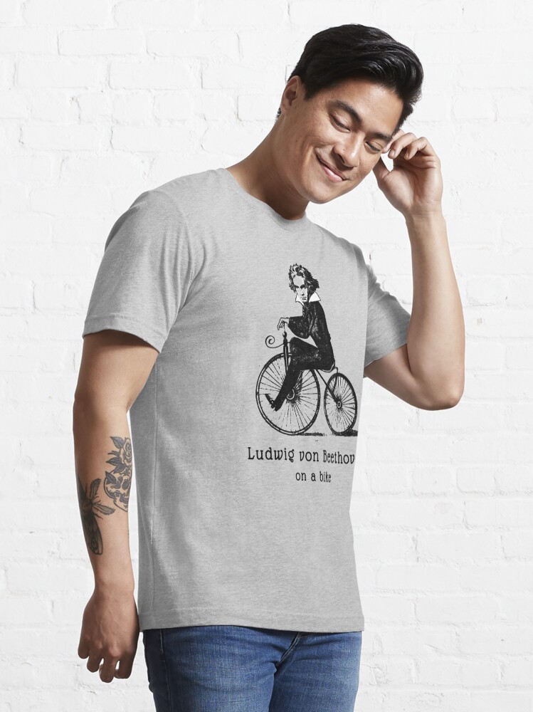 Alternate view of Beethoven on a Bicycle Essential T-Shirt