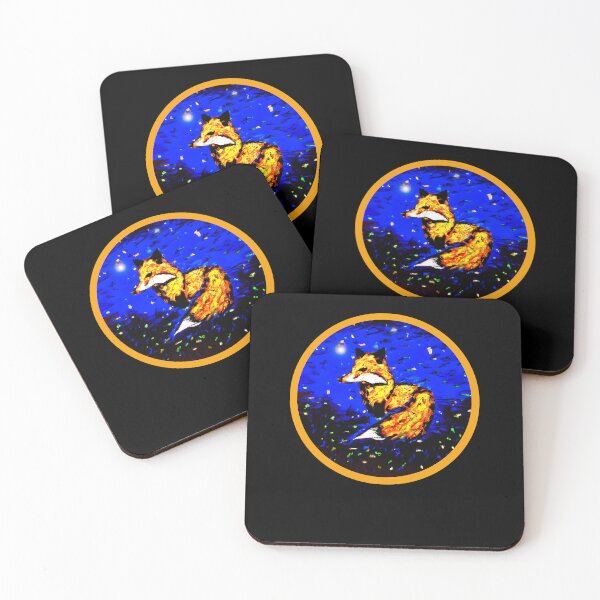 Item preview, Starry Night Fox, Funny Fox, Fox Lover, Fox Mom, Fox Dad  designed and sold by smartrocket.