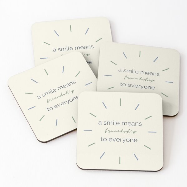 Item preview, A smile means friendship to everyone designed and sold by gollydelally.