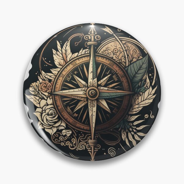 Item preview, Illustration Compass designed and sold by pathsofmeaning.