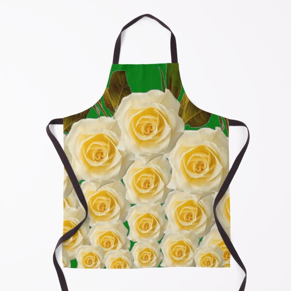 Item preview, GOLDEN ROSE GARDEN ABSTRACT GREEN-GREY FEAF ART designed and sold by sharlesart.