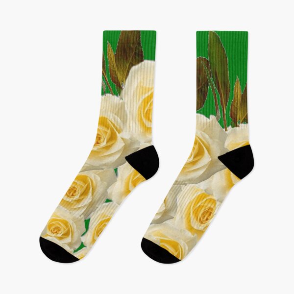 Item preview, GOLDEN ROSE GARDEN ABSTRACT GREEN-GREY FEAF ART designed and sold by sharlesart.