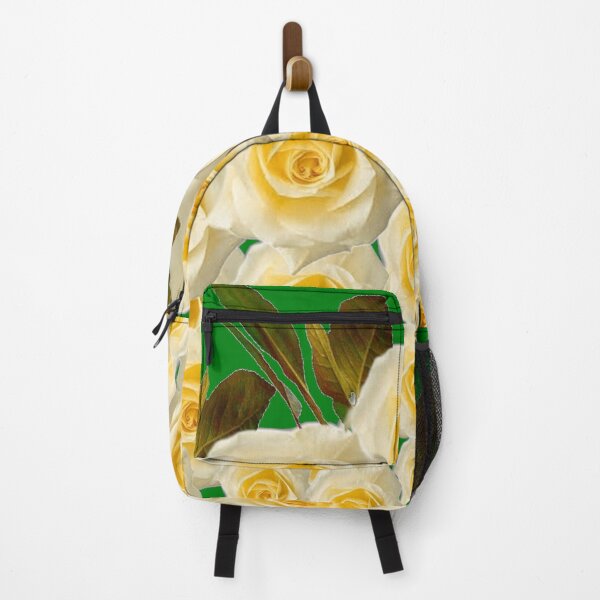 Item preview, GOLDEN ROSE GARDEN ABSTRACT GREEN-GREY FEAF ART designed and sold by sharlesart.