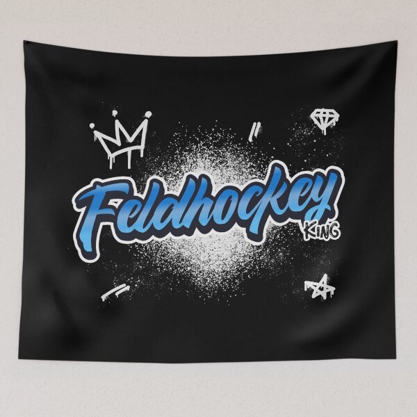 Item preview, Feldhockey King Pop-Art Text-Design Geschenk designed and sold by Kalli-design.