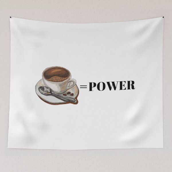 Item preview, Coffee gives me power  designed and sold by ClauCollado.