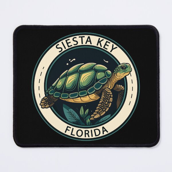 Item preview, Siesta Key Florida Turtle Badge designed and sold by KrisSidDesigns.