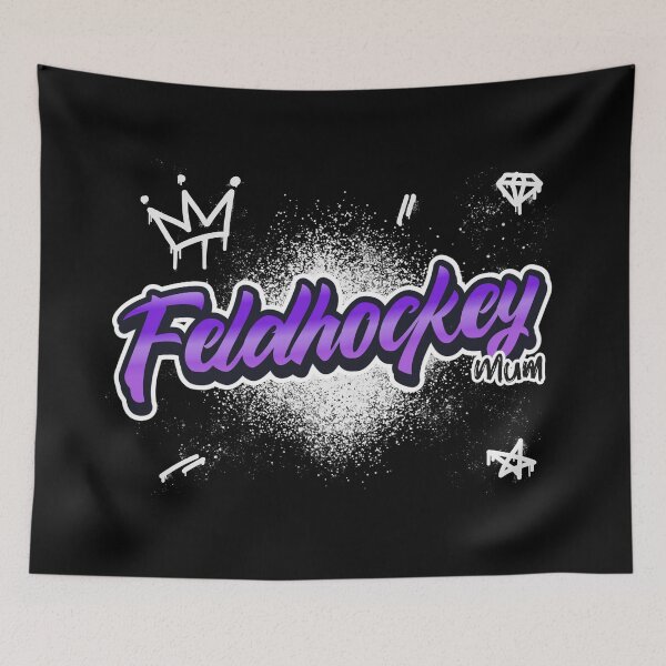 Item preview, Feldhockey Mum Pop-Art Text-Design Geschenk designed and sold by Kalli-design.