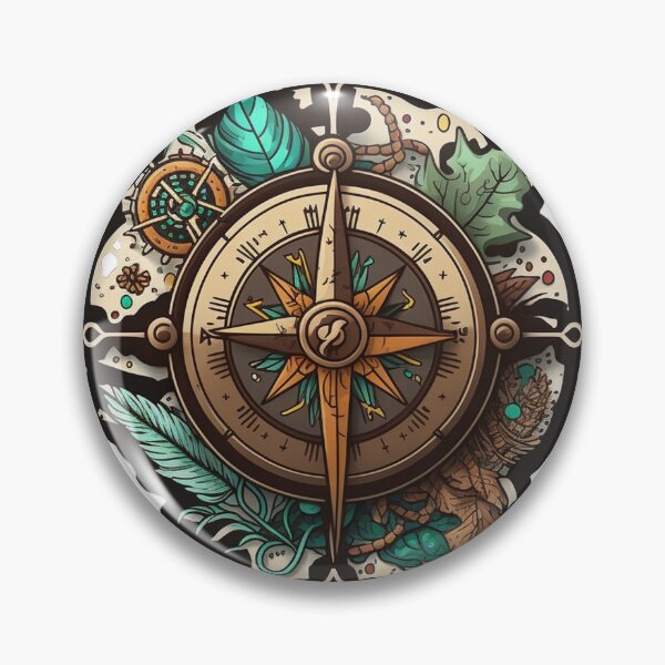 Item preview, Colorful Compass designed and sold by pathsofmeaning.