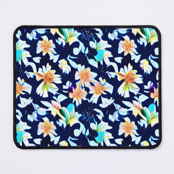 Item preview, Blue lily flower pattern designed and sold by gramizzia.