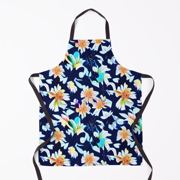 Item preview, Blue lily flower pattern designed and sold by gramizzia.