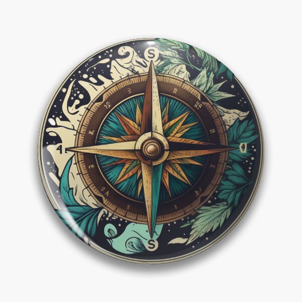 Item preview, Compass Illustration designed and sold by pathsofmeaning.