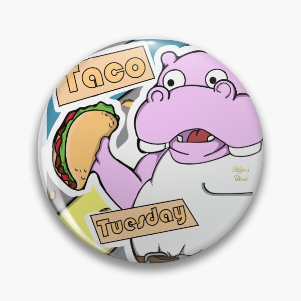 Item preview, Taco Tuesday Hippo designed and sold by HipposCloset.