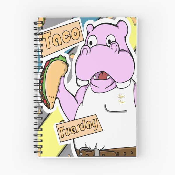 Item preview, Taco Tuesday Hippo designed and sold by HipposCloset.