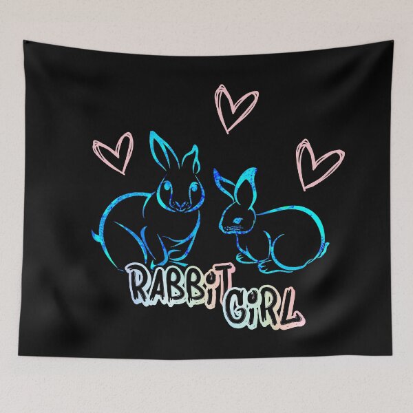Item preview, Rabbit Girl great gift for rabbit owners designed and sold by Kalli-design.