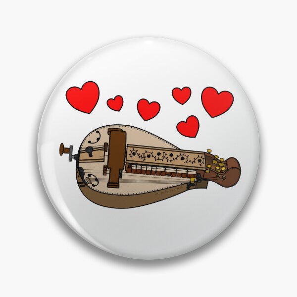 Item preview, Valentines Hurdy Gurdy Gurdyist Wedding Musician designed and sold by doodlerob.