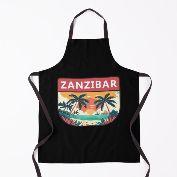 Item preview, Zanzibar Tanzania Retro Emblem designed and sold by KrisSidDesigns.