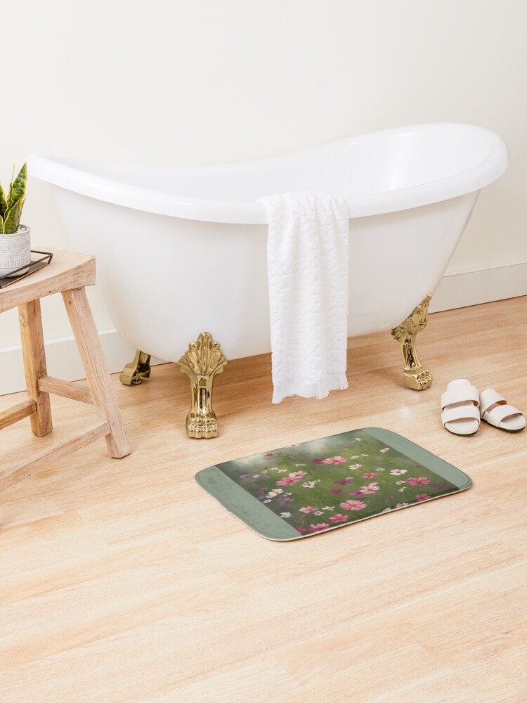 Thumbnail 2 of 6, Bath Mat, October Cosmos designed and sold by AHeustis.