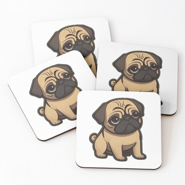 Item preview, Cute Pug designed and sold by pathsofmeaning.