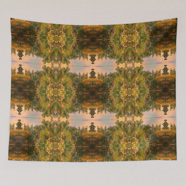 Item preview, Crape Myrtle Lagerstroemia indica Flower Plant Watercolor Pattern designed and sold by SanArtcisco.