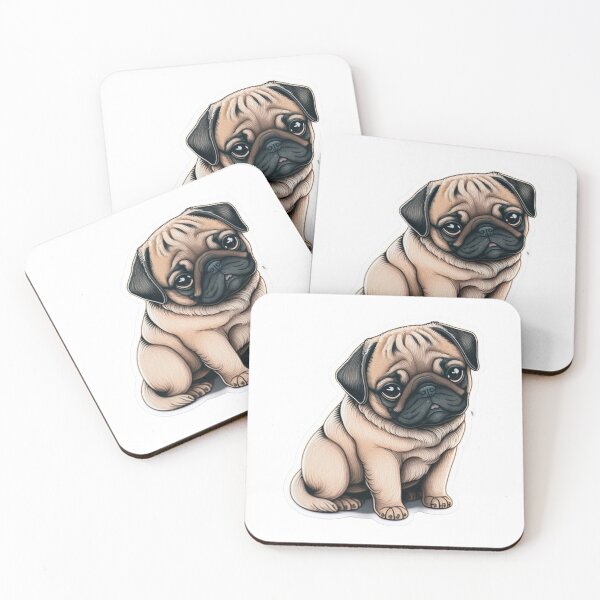 Item preview, Cute Pug designed and sold by pathsofmeaning.