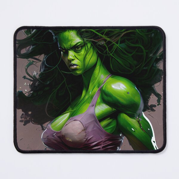 Item preview, Green Muscle Woman - Woman Power designed and sold by The-Dark-Art.