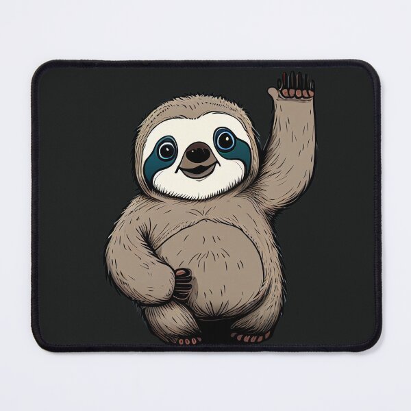 Item preview, Waving Sloth designed and sold by colorexz.