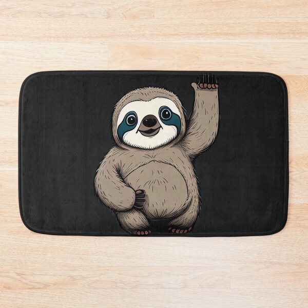 Item preview, Waving Sloth designed and sold by colorexz.