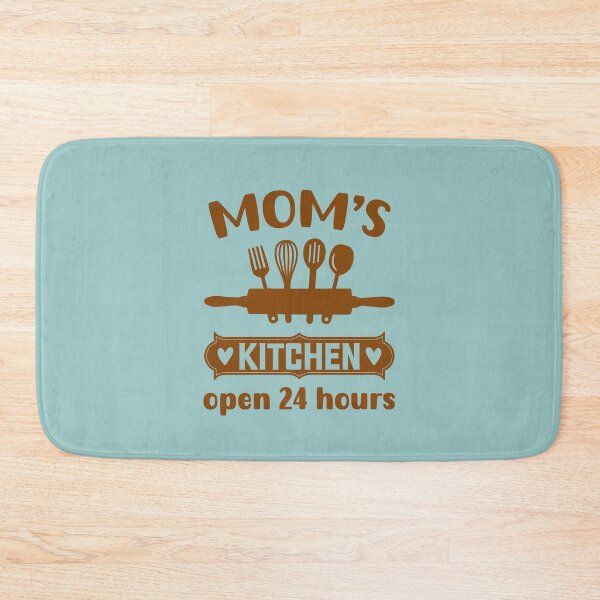 Item preview, Mom's Kitchen Open 24 Hours, Funny Kitchen Quote, Cooking Quote, Cooking Mama designed and sold by DesignHouse07.
