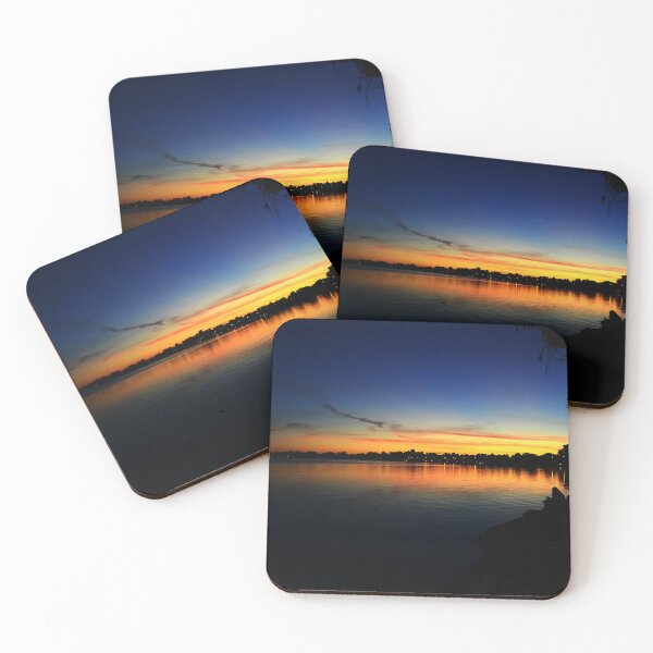 Item preview, Sunset over a Lake designed and sold by Taceo10.