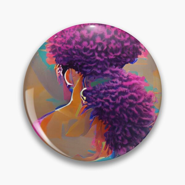 Item preview, Pink Afro  designed and sold by Link, Drink & Create Paint n Purchase.