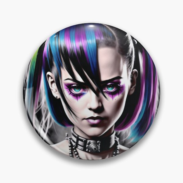 Item preview, Inkpunk girl artwork 42 designed and sold by PunkerLazar.
