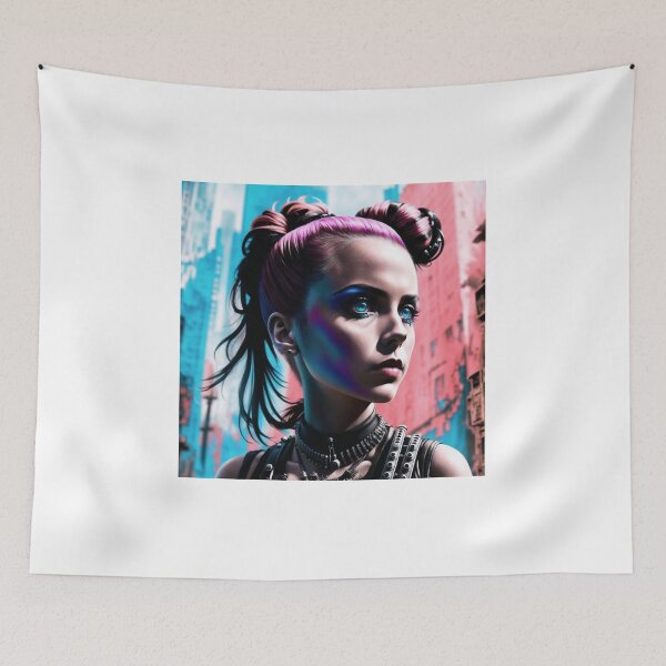 Item preview, Inkpunk girl artwork 43 designed and sold by PunkerLazar.