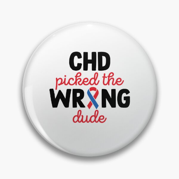 Item preview, Congenital Heart Disease Awareness | CHD Picked The Wrong Dude | CHD Heart Warrior designed and sold by AMINE  ★★★★★.