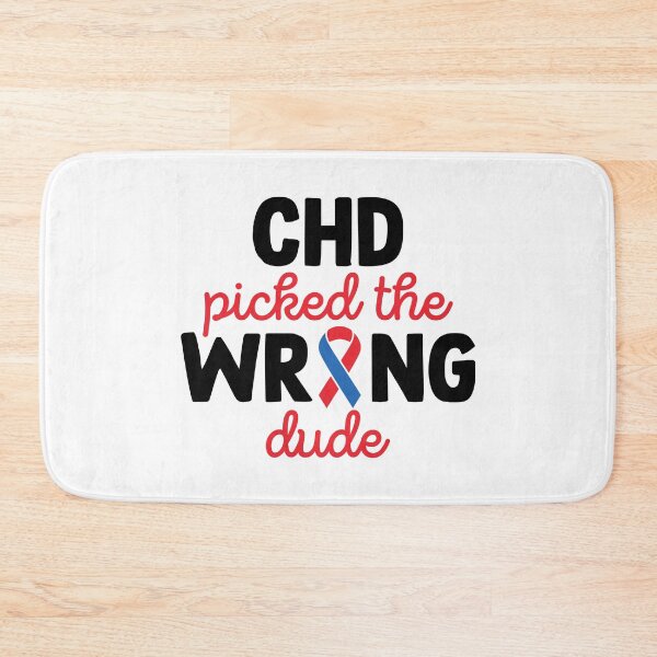 Item preview, Congenital Heart Disease Awareness | CHD Picked The Wrong Dude | CHD Heart Warrior designed and sold by AMINE  ★★★★★.