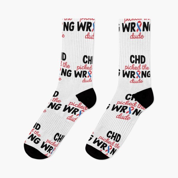 Item preview, Congenital Heart Disease Awareness | CHD Picked The Wrong Dude | CHD Heart Warrior designed and sold by AMINE  ★★★★★.