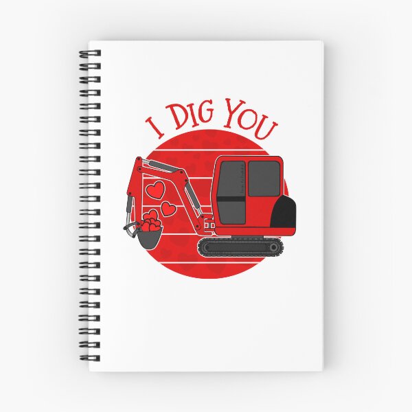 Item preview, Valentines Digger, I Dig You, Wedding Anniversary designed and sold by doodlerob.