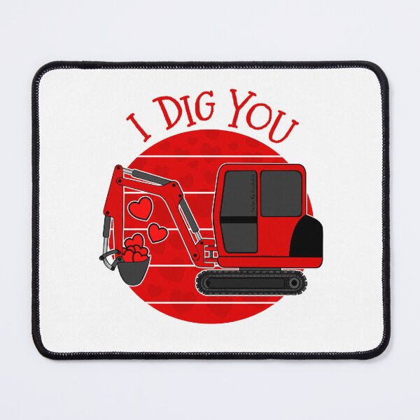 Item preview, Valentines Digger, I Dig You, Wedding Anniversary designed and sold by doodlerob.